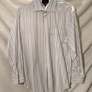 Faconnable Men’s Buttondown Dress Shirt 46/16
